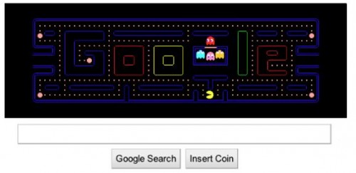 Google Designs Pacman