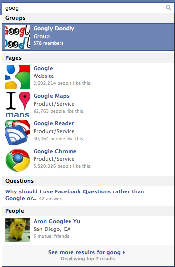 facebook search. facebook-search. That screenshot, showing the start of a “google” search, 