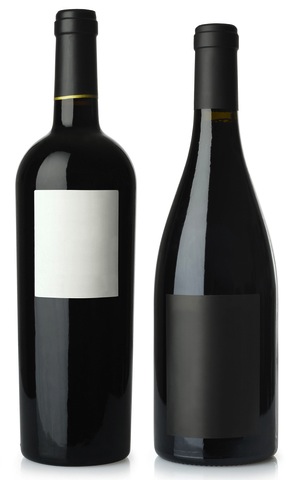 two wine bottles alt tag example