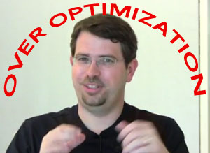 Google&#39;s Matt Cutts announced that Google is working on a search ranking penalty for sites that are “over-optimized” or “overly SEO&#39;ed.” - cutts-over-optimization