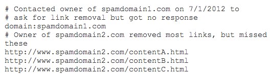 disavow remove links 