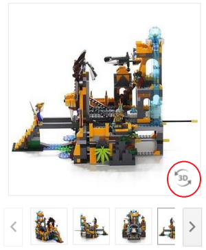 Google Shopping 3-D Lego