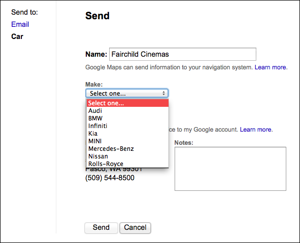 send-to-car-google-maps