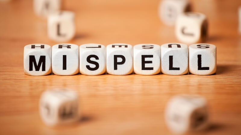 The Word MISPELL Ironically Misspelled