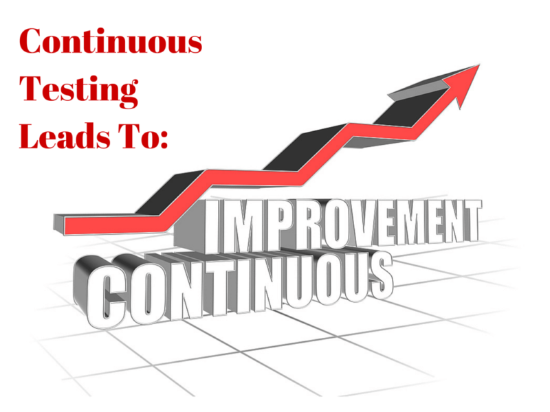 Continuous Testing Leads to Continuous Improvement