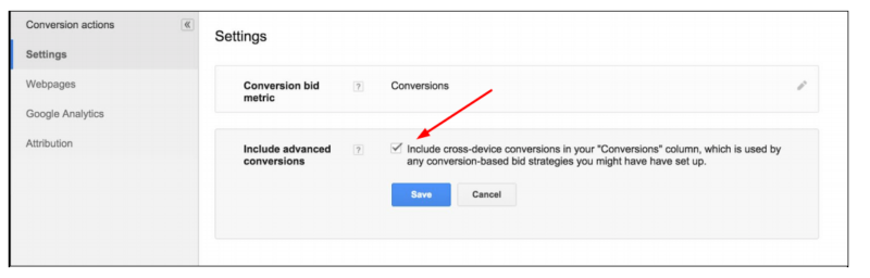 cross-device conversions automated bidding