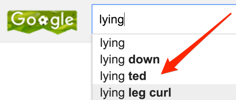 Google lying ted