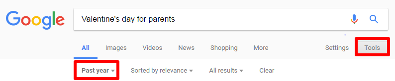 V Day Parents Search