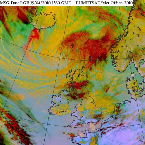 UK Met Office Volcano Map