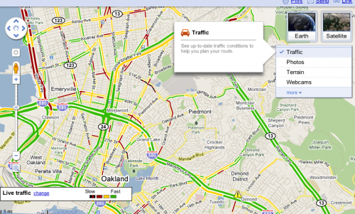 Google Maps Traffic Symbols Legend