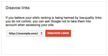 Disavow Links