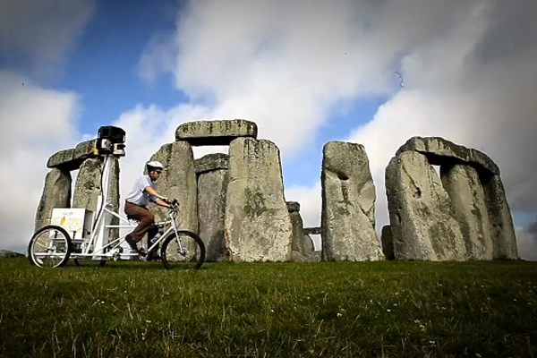 The Google Trike, a bike-based camera system