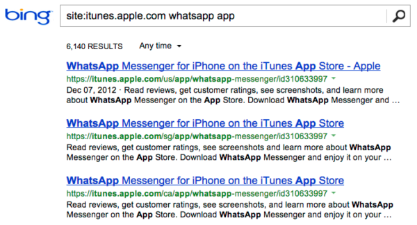 site_itunes.apple.com whatsapp app - Bing