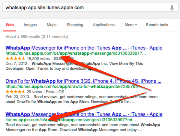 whatsapp app site_itunes.apple.com - Google Search-1