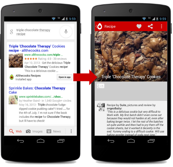 Google App Indexing Google Can Index Link To Content In Your Android App