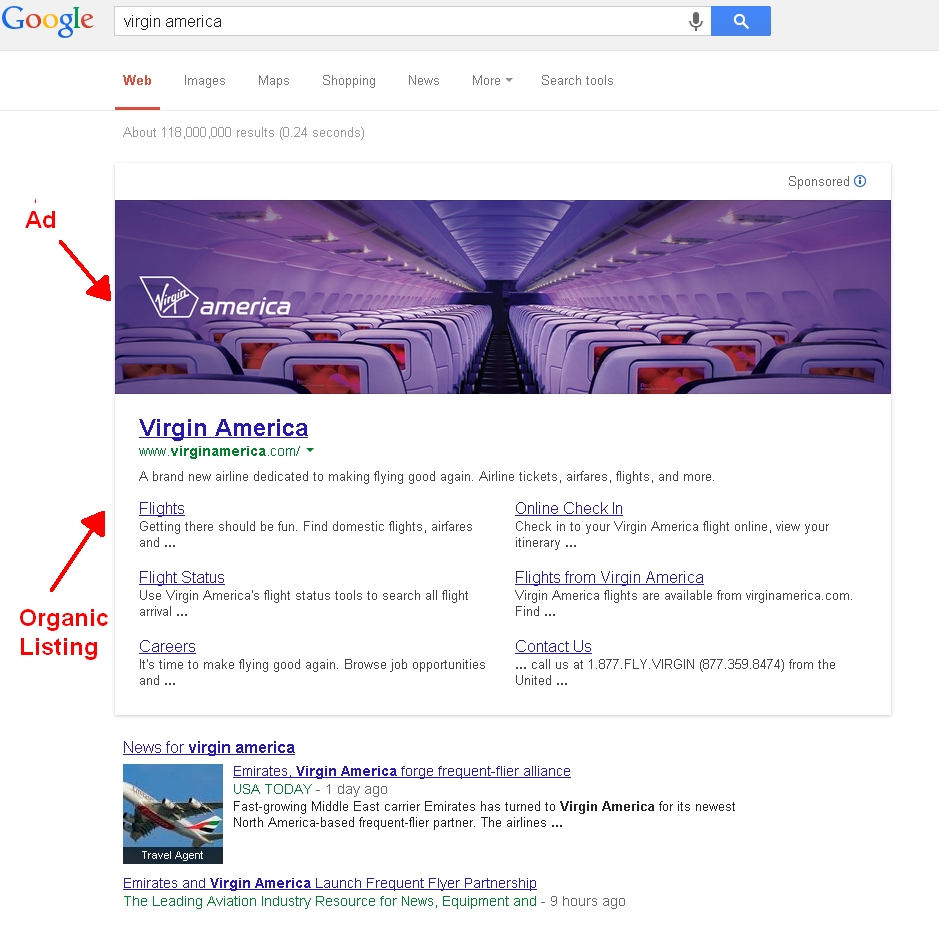 Faq All About The Banner Ad Test In Google S Search Results