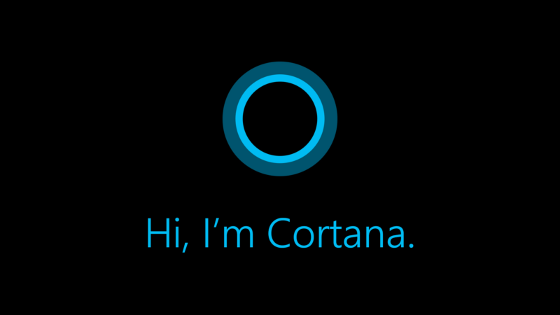 Cortana from Windows 10