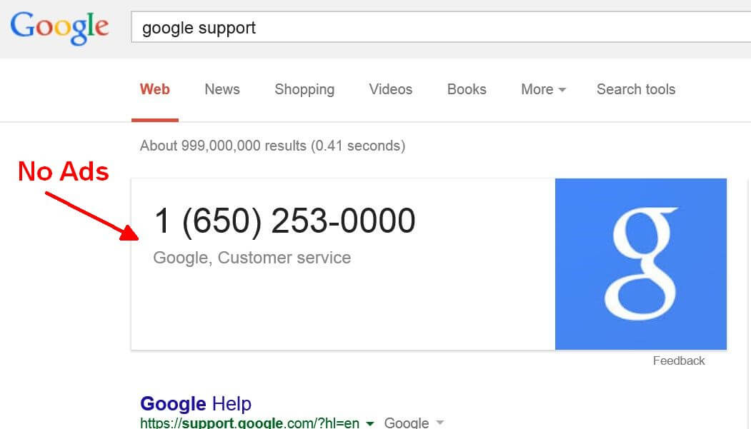Google phone support phone number