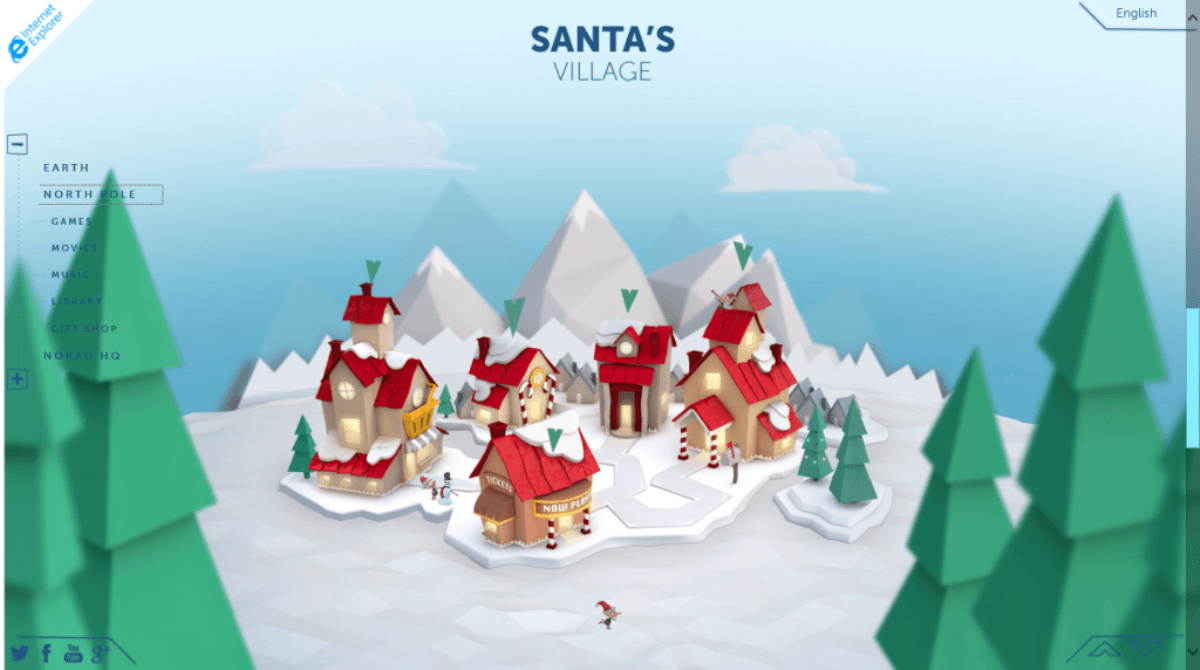 NORAD Launches 2014 Santa Tracker With Microsoft As Partner - Search