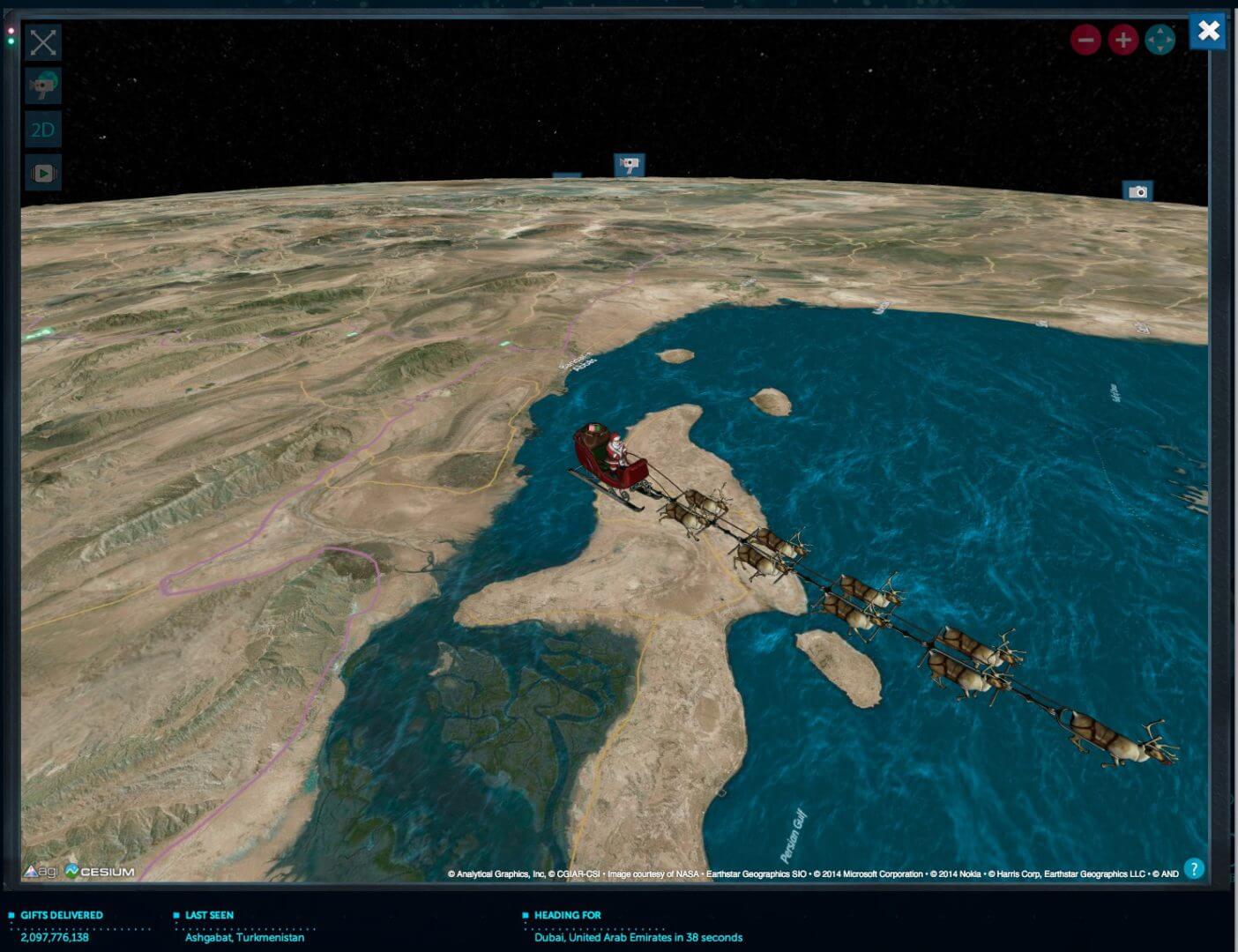 ficial NORAD Santa Tracker