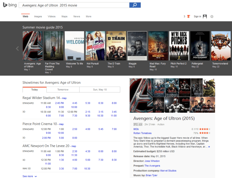 Bing summer movie guide search_movie detail