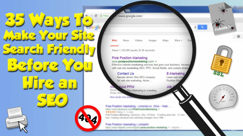 How to make your site search engine friendly