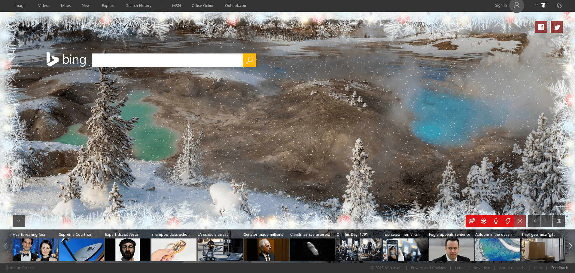 Bing Brings The Holidays Home With Snow, Lights & Jingle Bells On Its