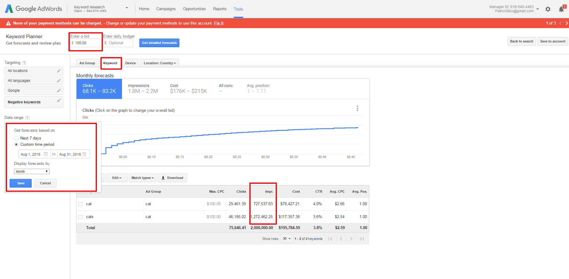 How To Get The Old Google Keyword Planner Volume Data