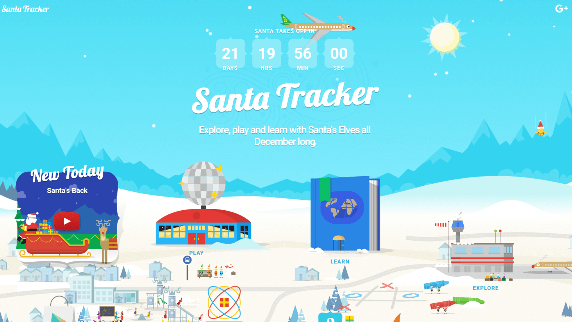 north pole santa tracker