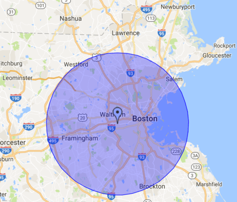 AdWords map