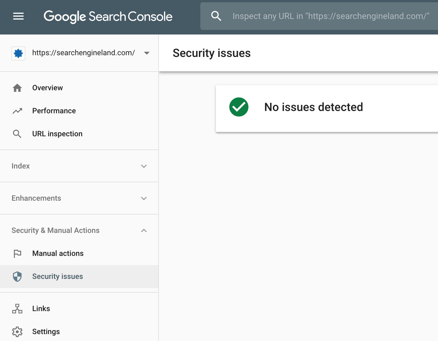 New Google Search Console adds a security issues section