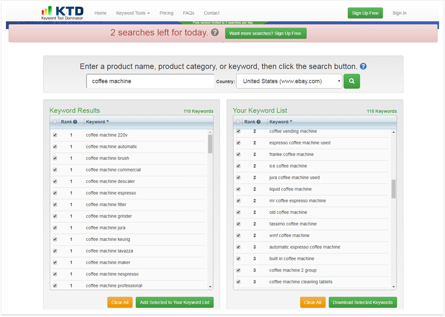 Keyword Tool Dominator