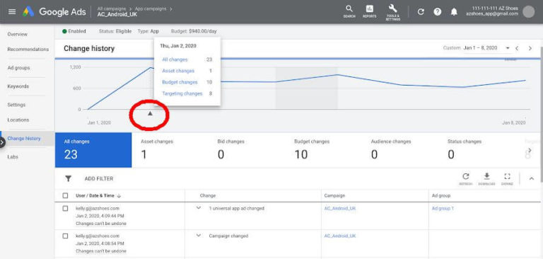 New chart annotations make Google Ads' change history reports much ...