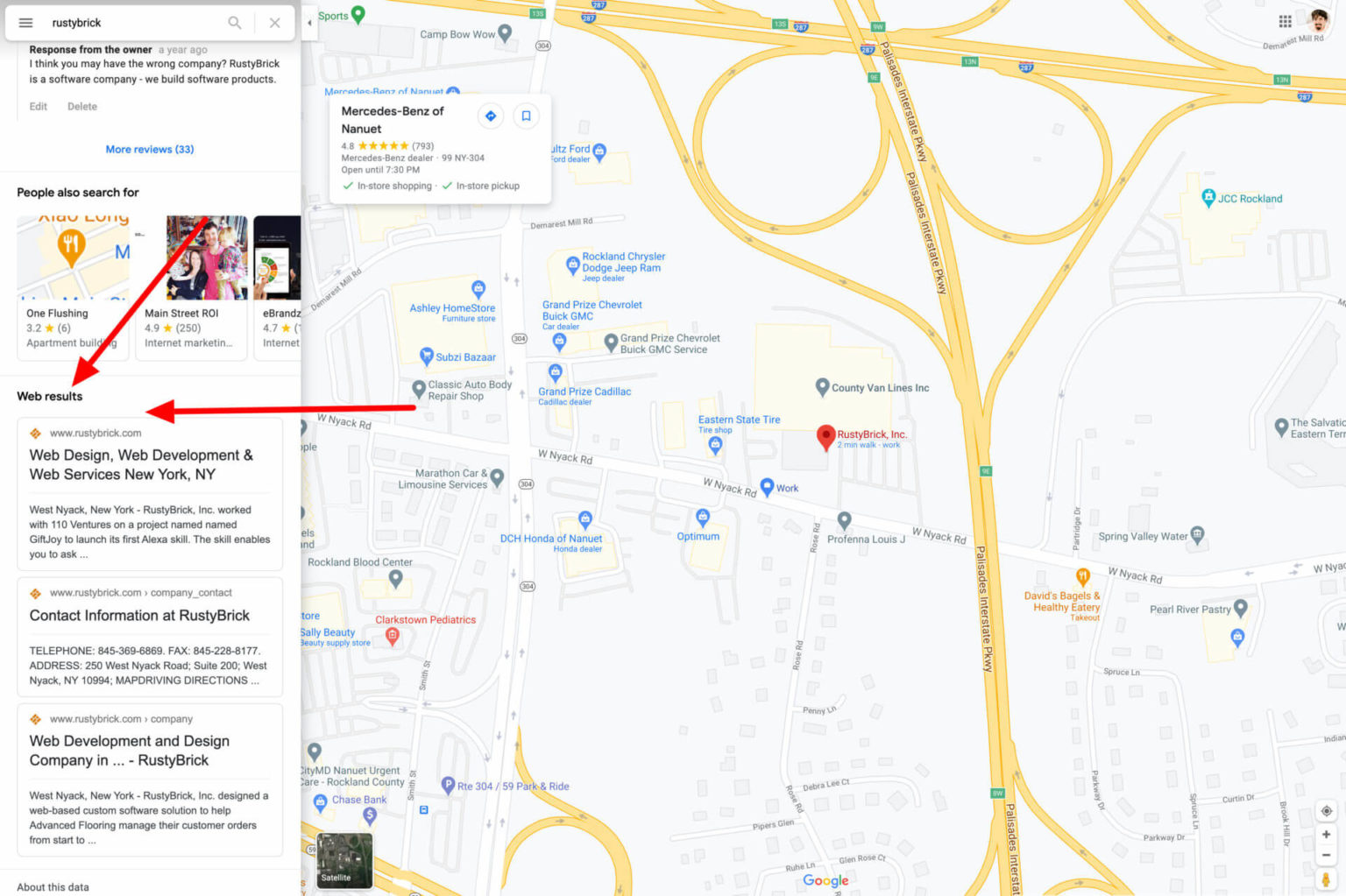 Google Local Web Results Listing 1536x1023