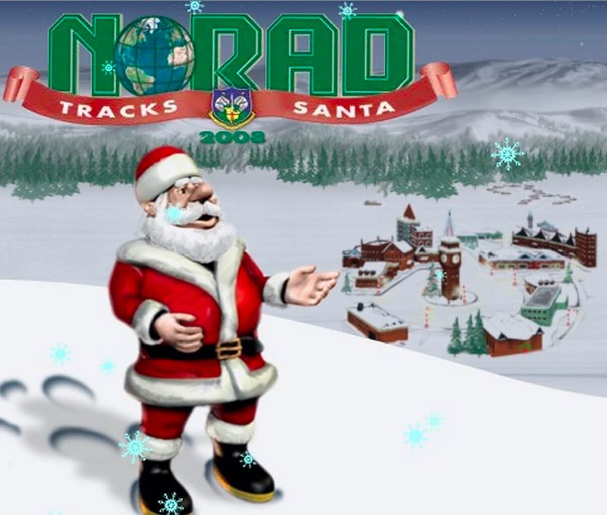 Santa Tracker Norad Map Google & Norad Team Up Again For Santa Tracking 2008