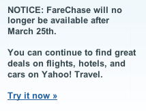 farechase alert