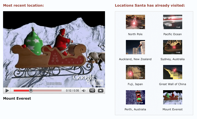 NORAD Tracks Santa 2009