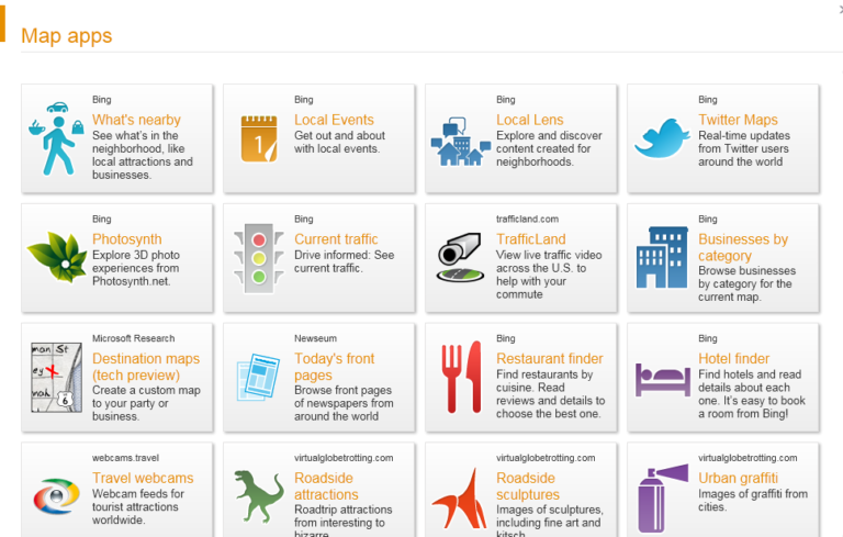 Bing Silverlight Maps Comes Out Of Beta With New "Destination Maps" And ...