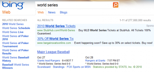 Bing World Series