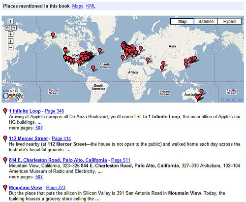 Places Mentioned In Google Books