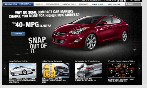 Hyundai Home Page