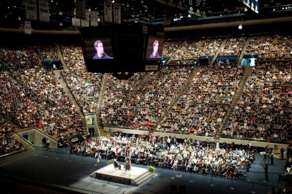 Mark Zuckerberg Speaks to Crowd of 10,000 at BYU