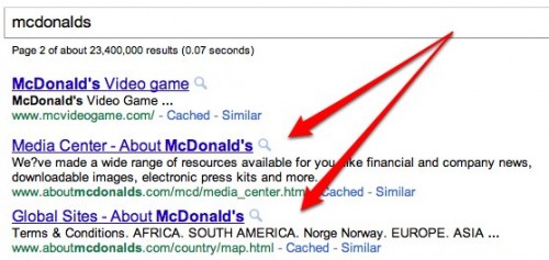 Mcdonalds Google Search