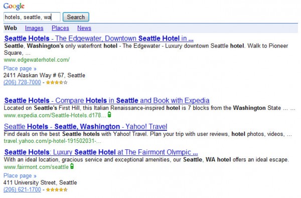 Google's Legacy WAP - XHTML-MP Mobile Search Interface