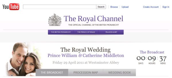 Youtube Royal Wedding1