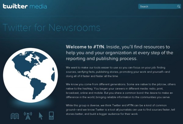 Twitter For Newsrooms TfN