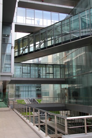 Baidu's Modern Walkways In Baidu HQ Building Beijing