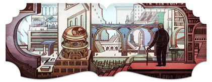 Jorge Luis Borges Google Logo