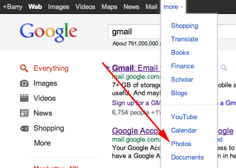 Gmail Photos