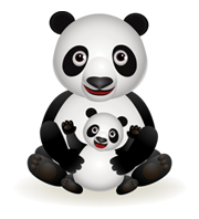 panda-and-baby-90x100